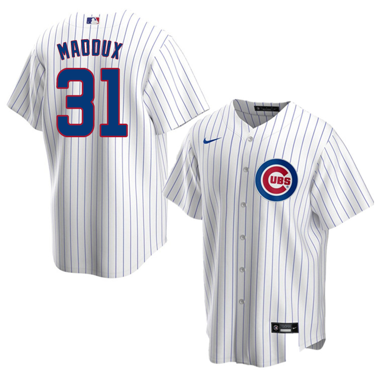 Nike Men #31 Greg Maddux Chicago Cubs Baseball Jerseys Sale-White